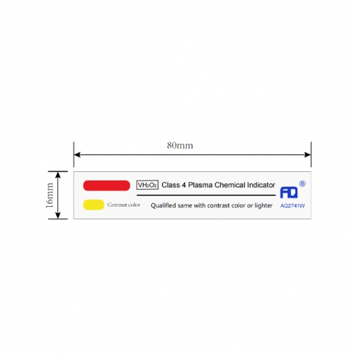 Hydrogen Peroxide Low-temperature Sterilization Chemical Indication Card（Class 4)